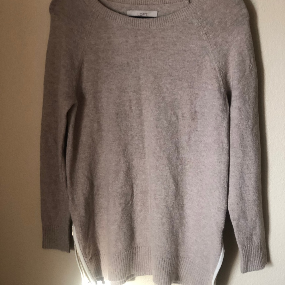 Loft sweater with side zippy doodles! - Picture 4 of 5